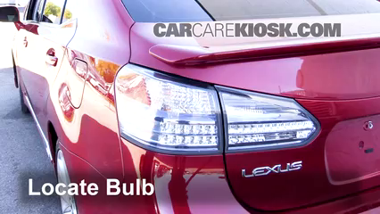 2010 Lexus HS250h Premium 2.4L 4 Cyl. Lights Brake Light (replace bulb)